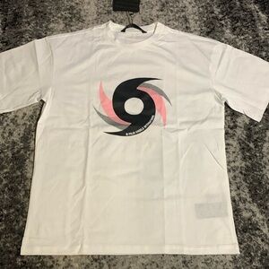 Palm Angels International Yin Yang Graphic T-Shirt White Men’s Size Large